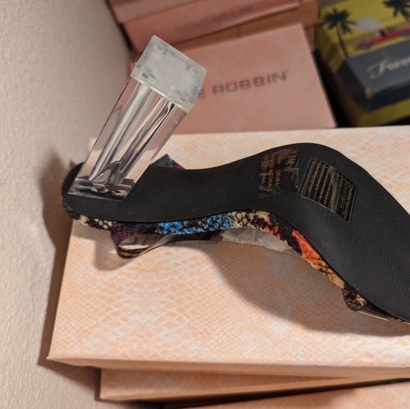 Snake Print Patterned Strappy Sexy Heel from Cape Robbin - Picture 6 of 15